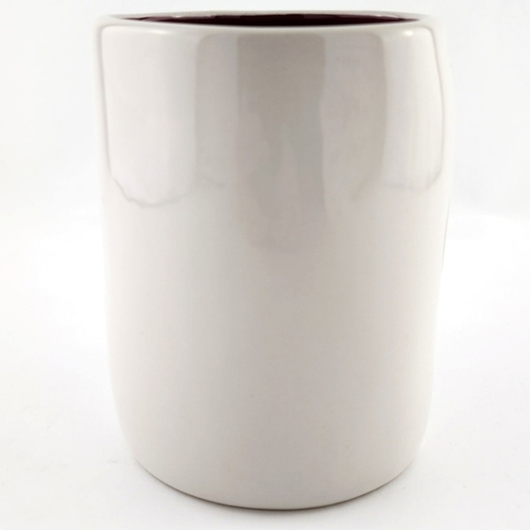 ⭐️2/ $50⭐️ Rae Dunn Artisan Mug Glossy White  Black Letters KING OF THE GRILL - Picture 5 of 10